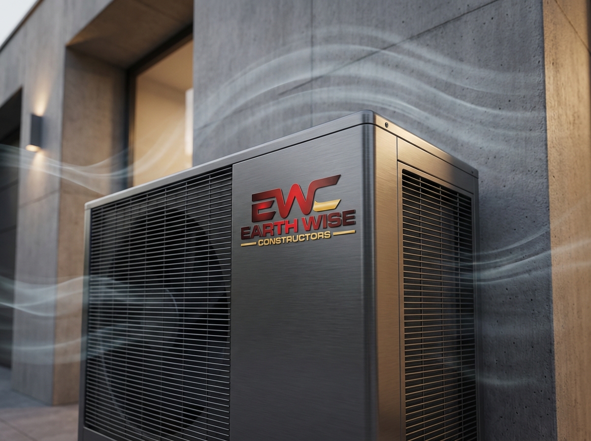 Modern HVAC unit for residential heating and cooling